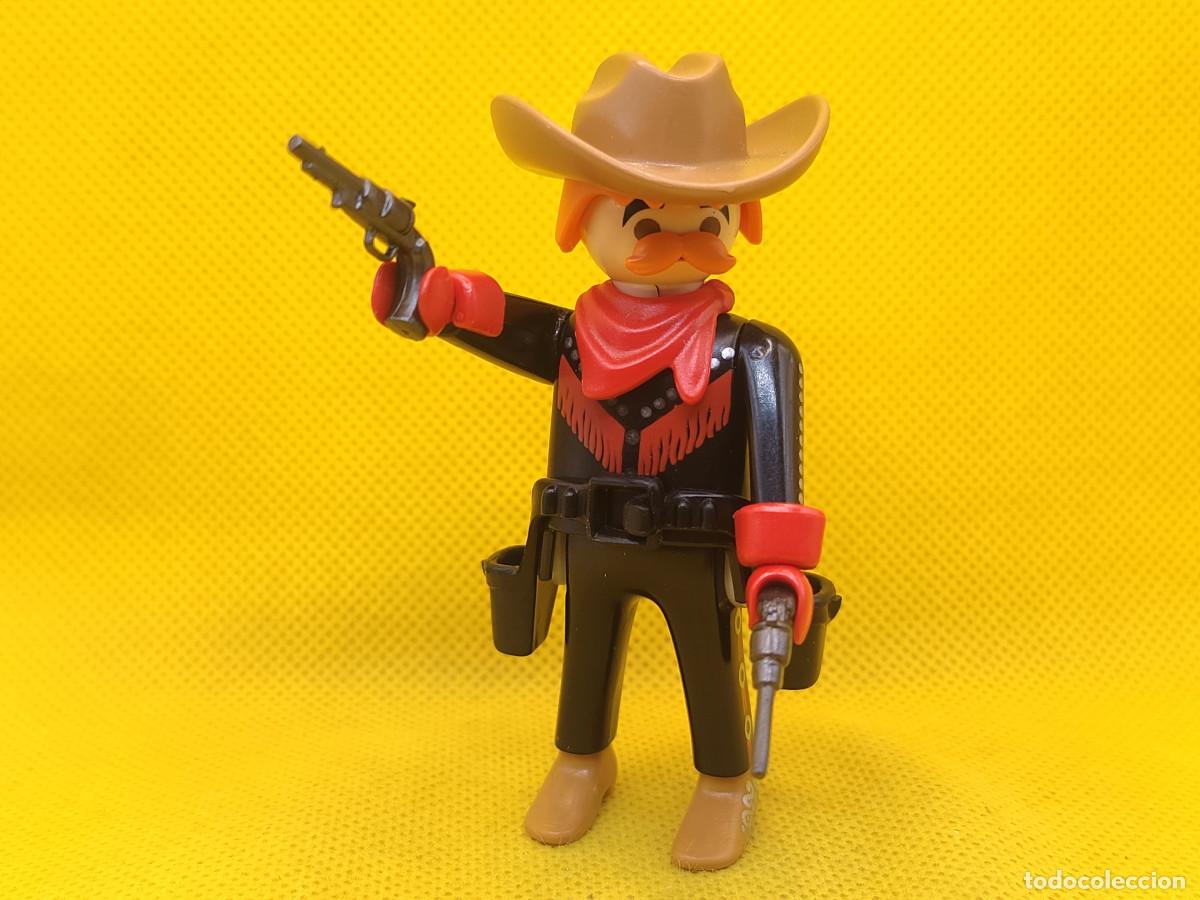 Playmobil: Playmobil Cowboy con dos pistolas, vaquero con bigote