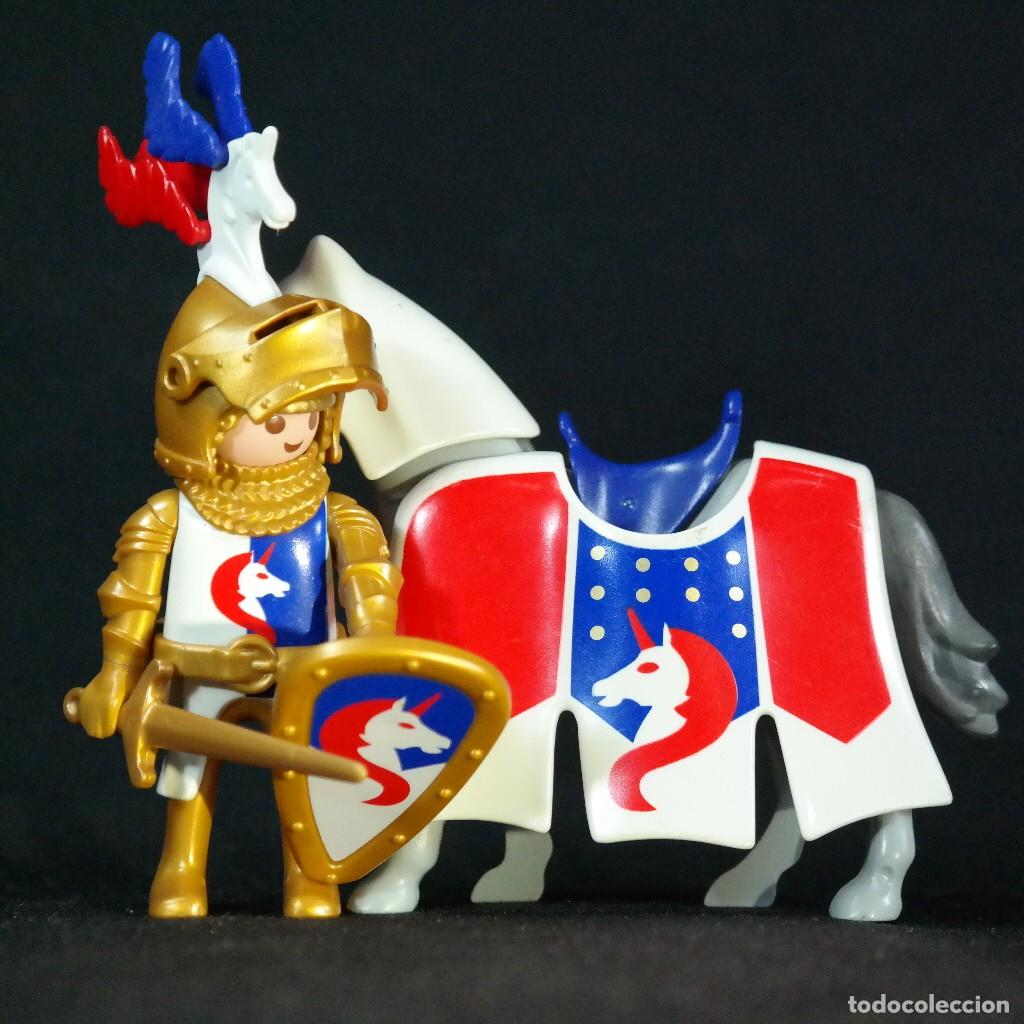 Playmobil: Playmobil caballero medieval unicornio con caballo ☼