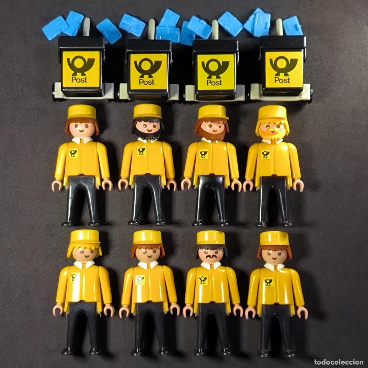 Playmobil: Playmobil carteros con carritos y sobres ☼