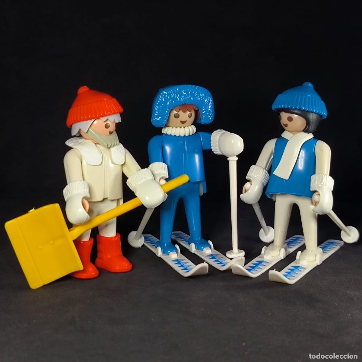 Playmobil: Playmobil figuras con esquis ☼