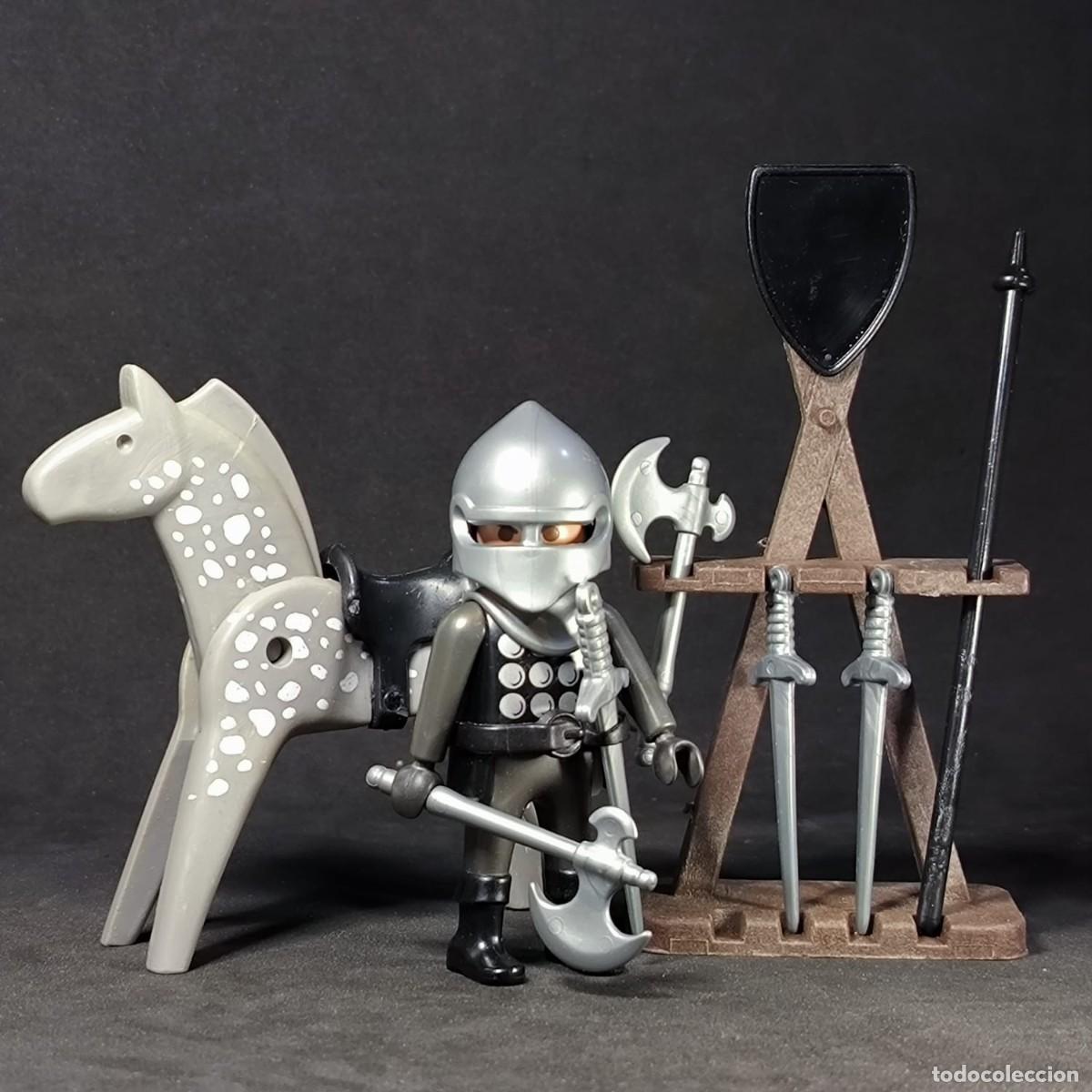 Playmobil: Playmobil caballero con caballo y armero ☼
