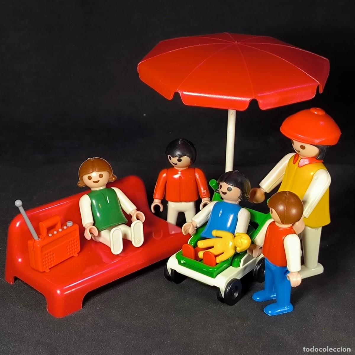 Playmobil: Playmobil mujer con cochecito y ni&ntilde;os ☼