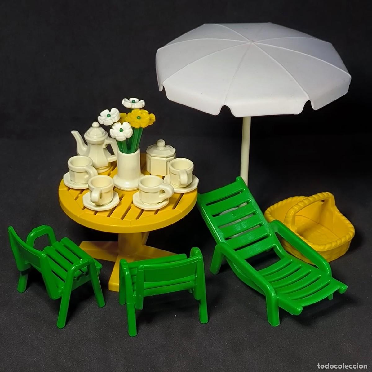 Playmobil: Playmobil mesa con sombrillas, sillas y juego de te ☼