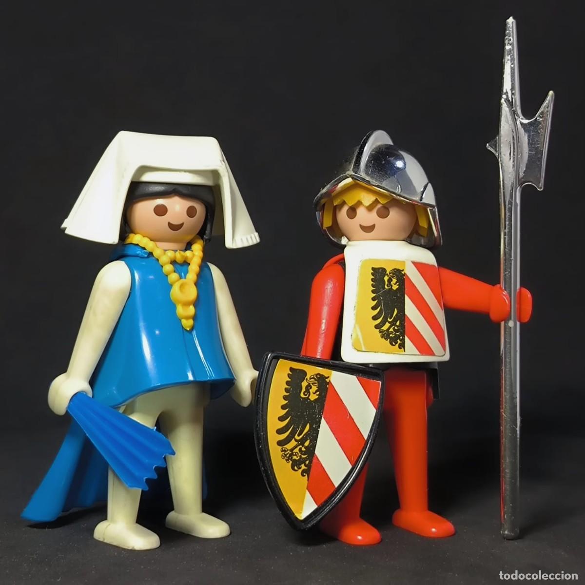 Playmobil: Playmobil caballero con doncella ☼
