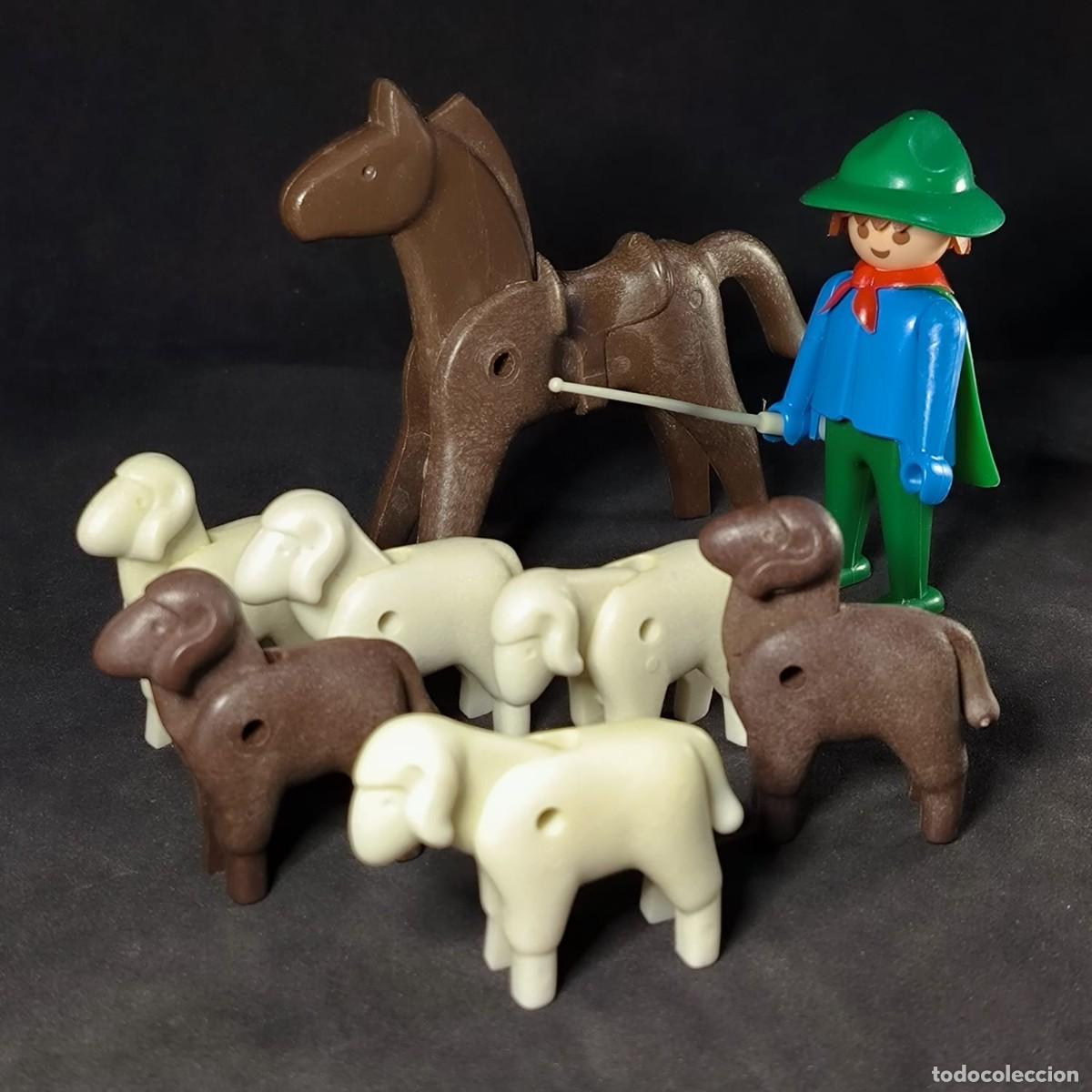 Playmobil: Playmobil pastor con caballo y ovejas ☼