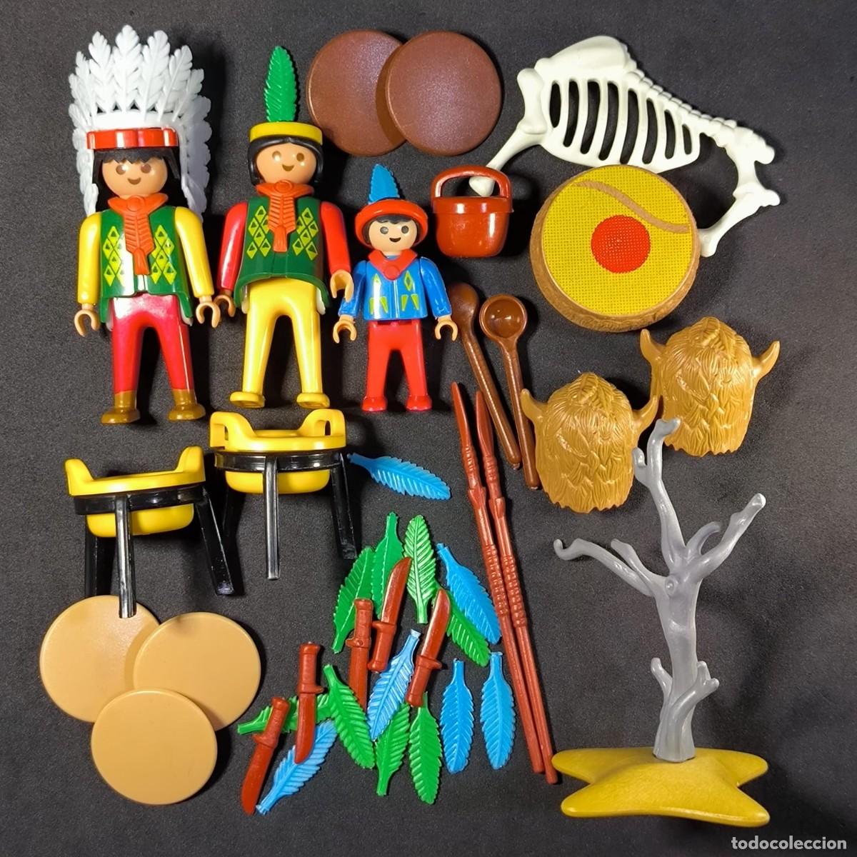 Playmobil: Playmobil familia india Antex con accesorios ☼