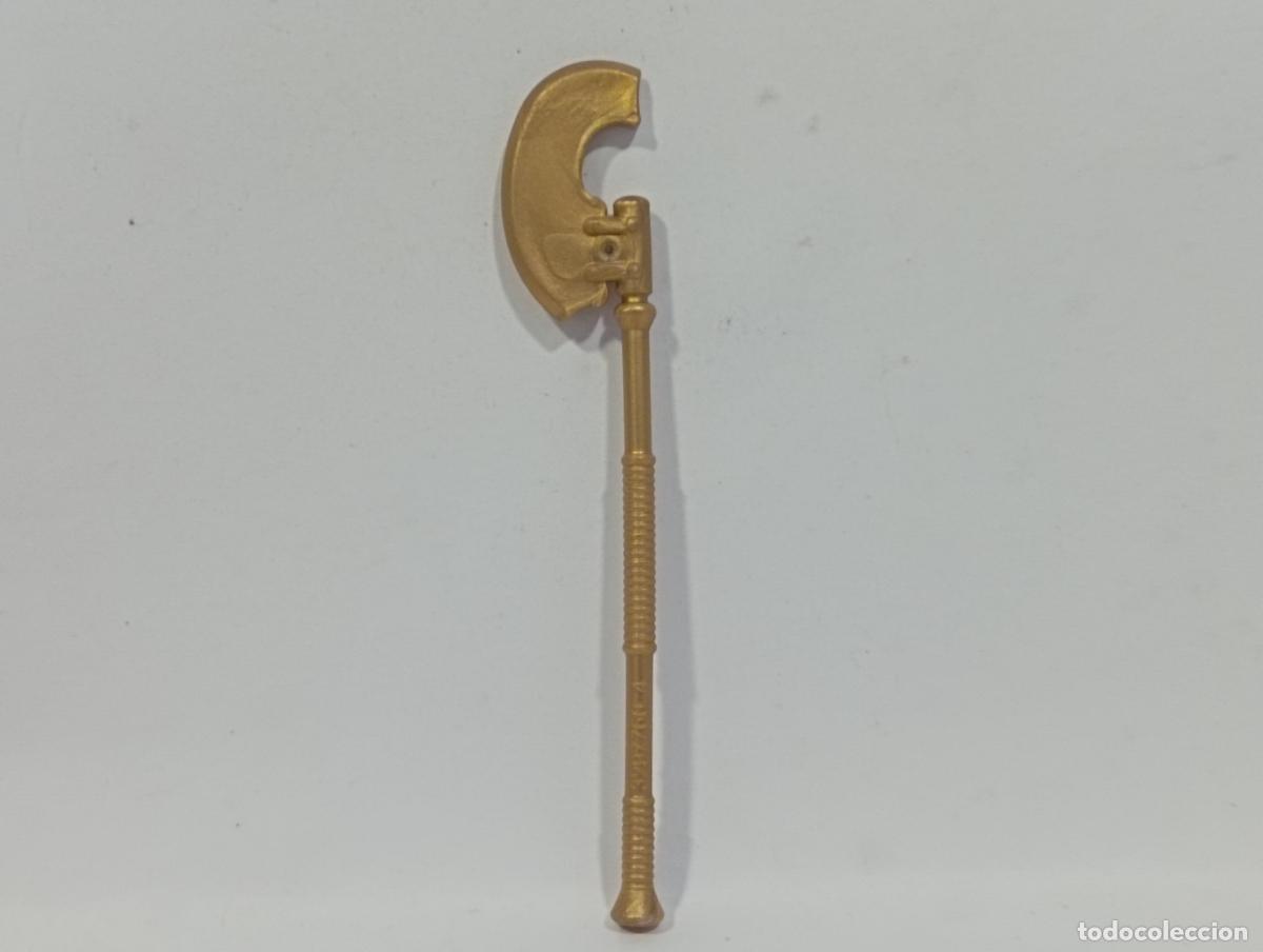 Playmobil: PLAYMOBIL HACHA ALABARDA EGIPCIO MEDIEVAL ARMAS