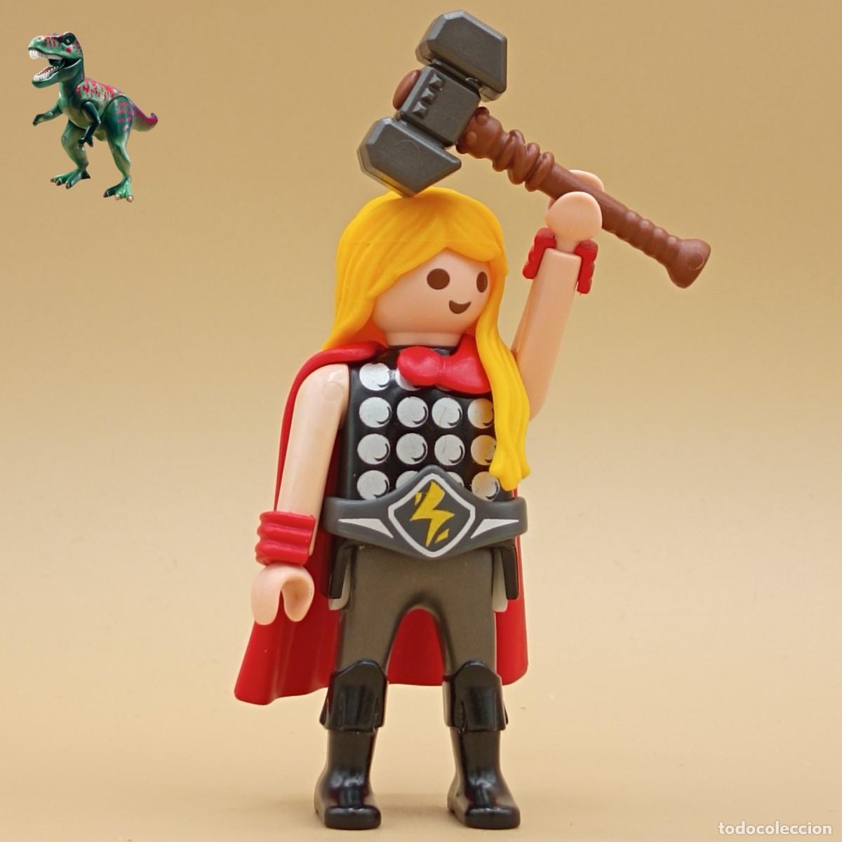 Playmobil: Playmobil Thor Vengadores Avengers comics Marvel superheroe martillo mj&ouml;lnir vikingo medieval