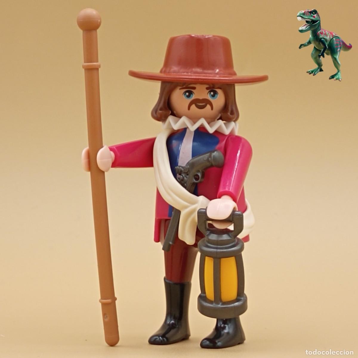 Playmobil: Playmobil figura guardia de noche sereno miliciano noble maestre aristocrata rembrandt medieval 5090