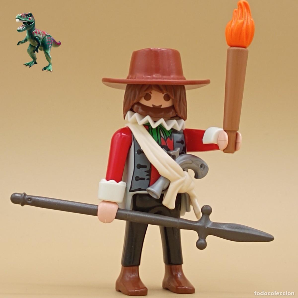 Playmobil: Playmobil figura guardia de noche sereno miliciano noble maestre aristocrata rembrandt medieval 5090