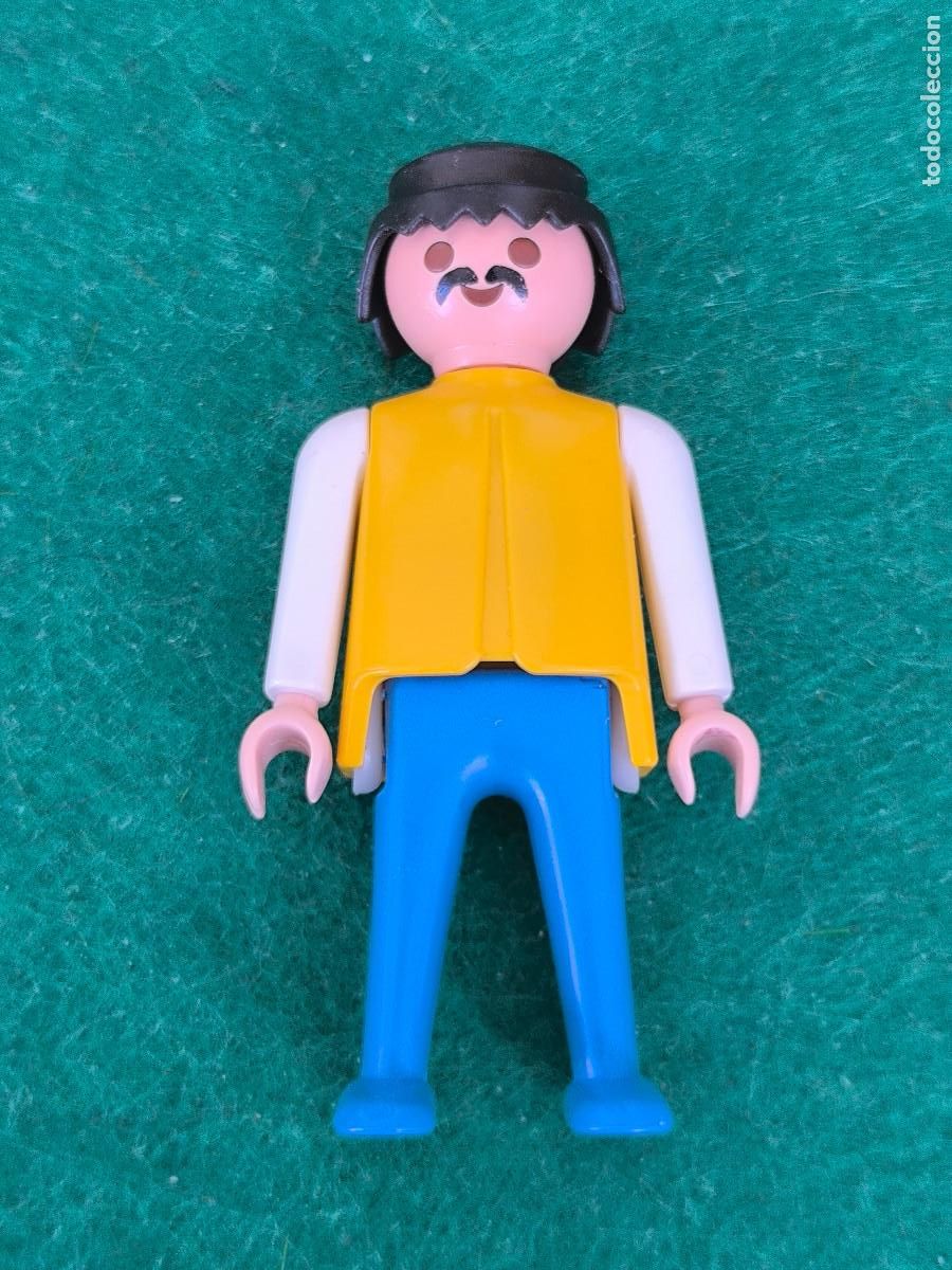 Playmobil: Playmobil figura vaquero diligencia minero oeste bigote piratas primera &eacute;poca vintage vikingos