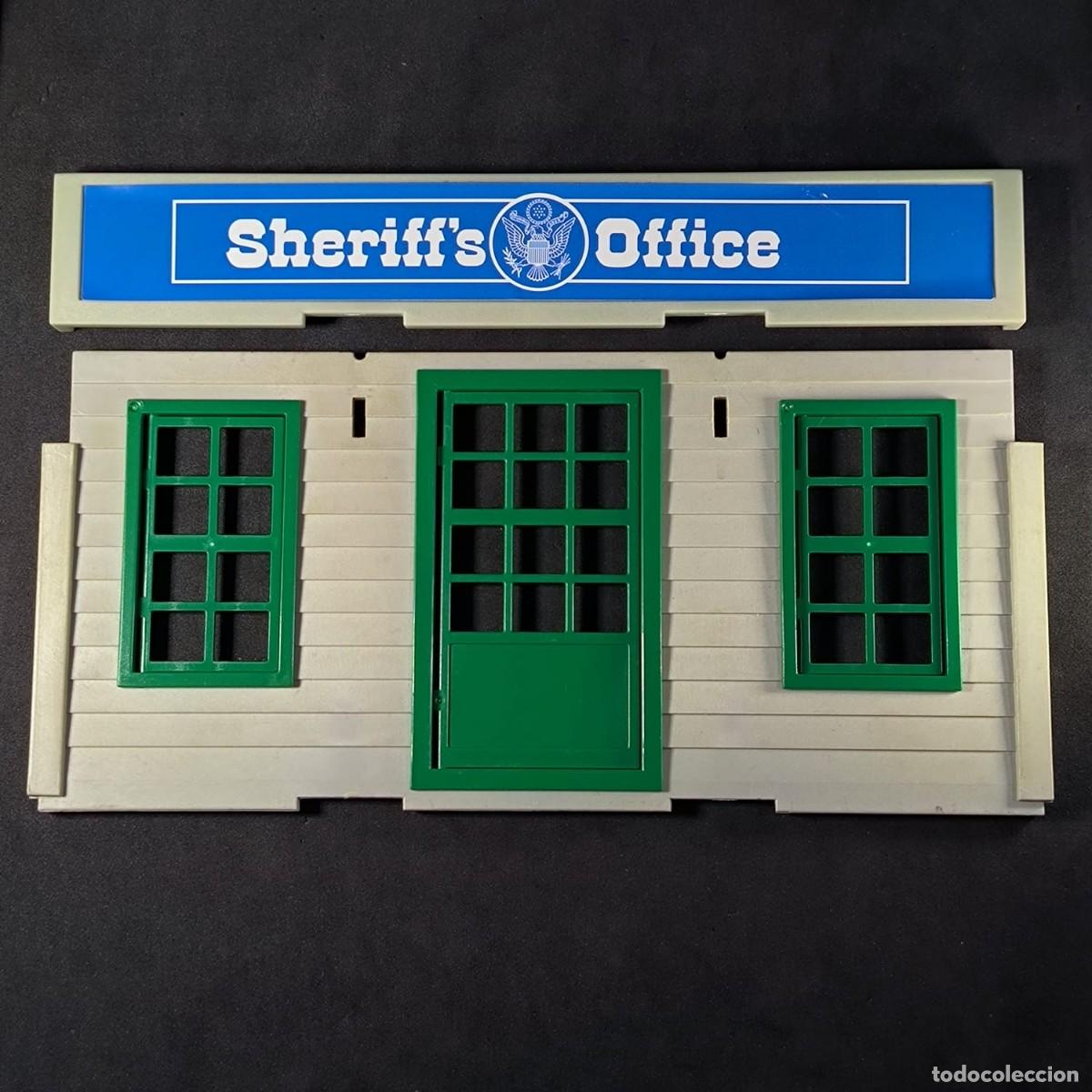 Playmobil: Playmobil frente con carte casa oeste sheriff office ☼