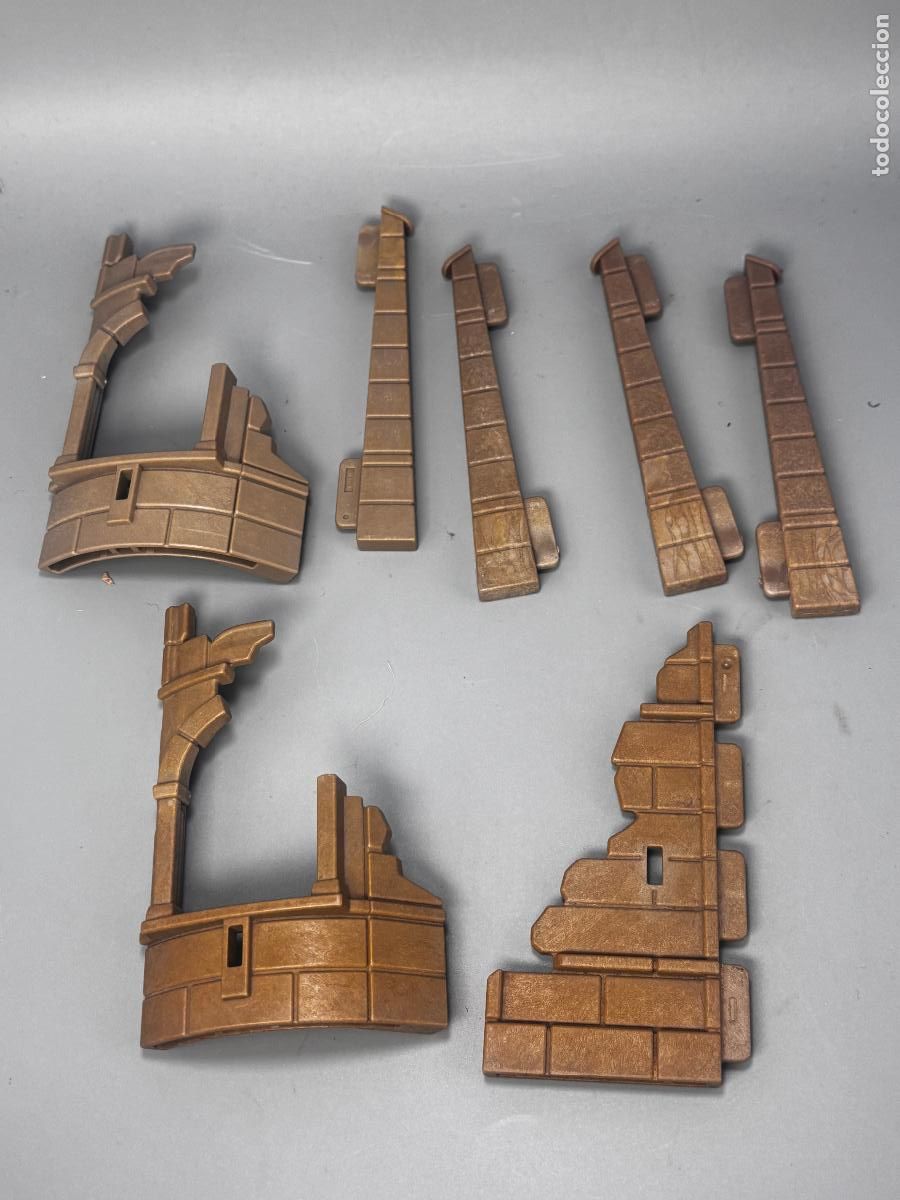 Playmobil: Playmobil lote pared derruida y contrafuerte casa castillo medieval