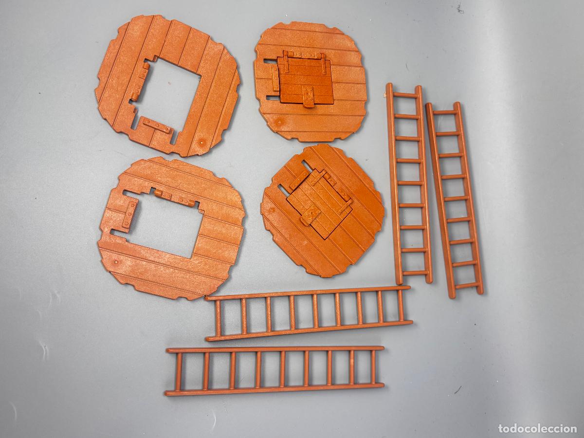 Playmobil: Playmobil lote base con trampilla y escalera casa castillo medieval