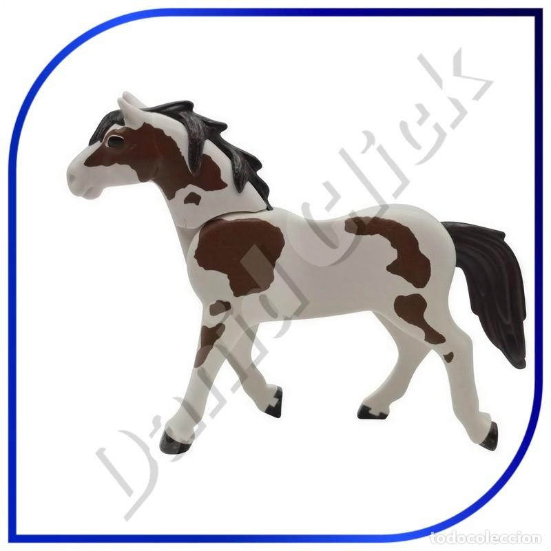 Playmobil: PLAYMOBIL CABALLO MANCHAS GRANJA OESTE MEDIEVAL