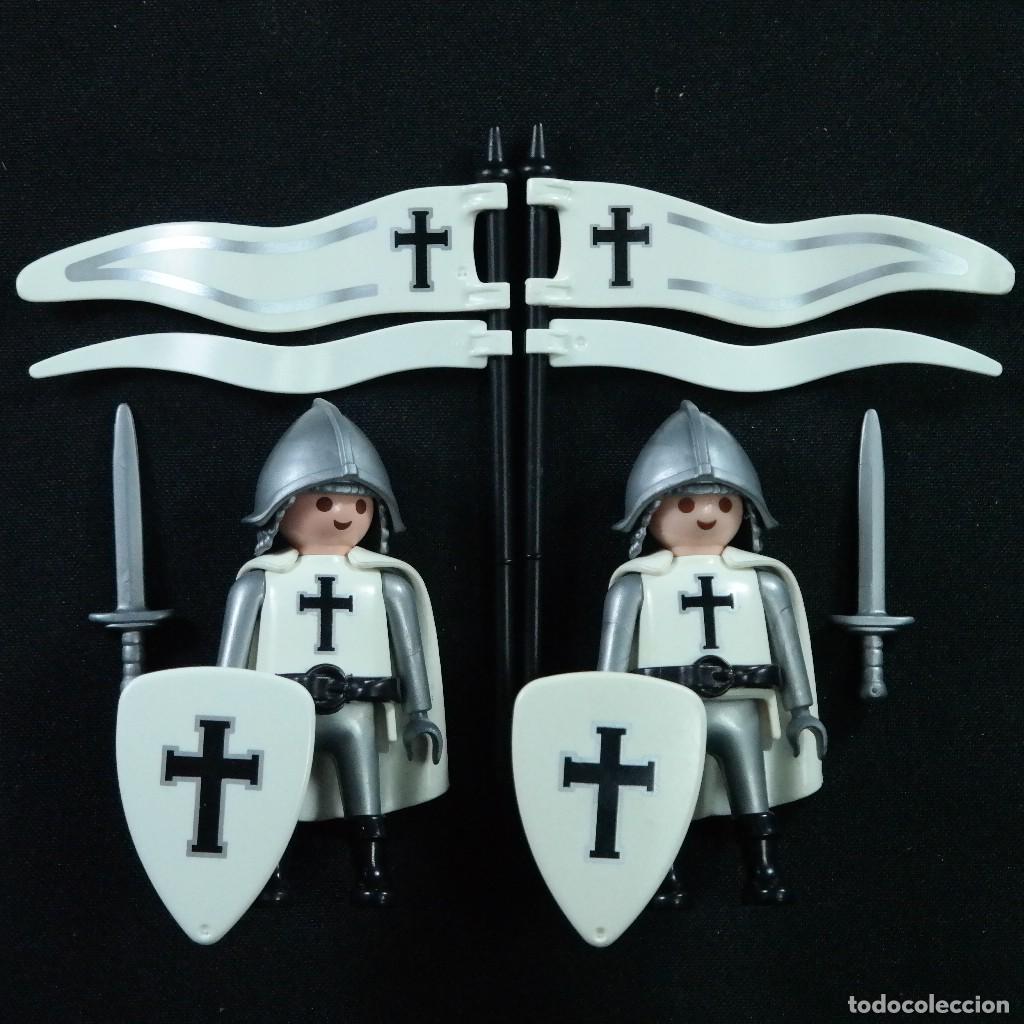 Playmobil: Playmobil dos caballeros medievales cruzados ☼