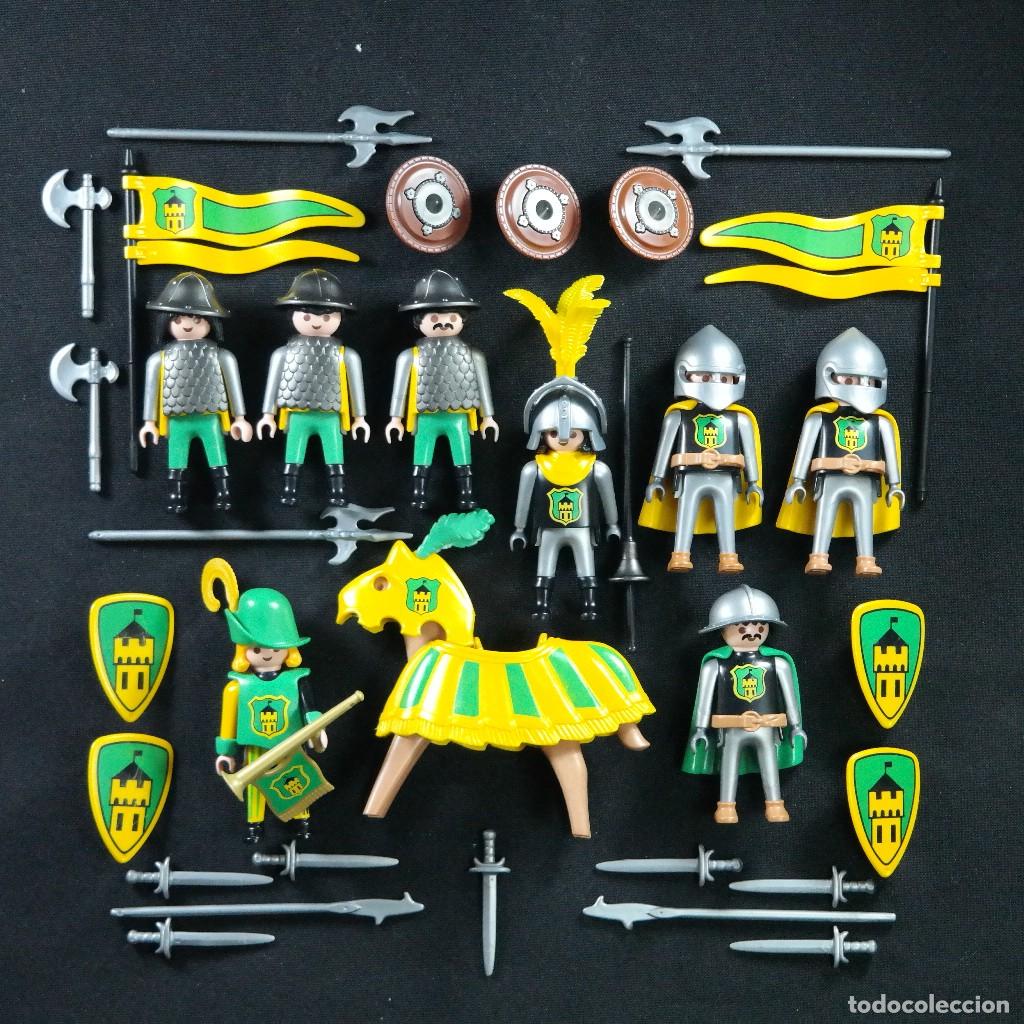 Playmobil: Playmobil 8 caballeros de la torre con caballo ☼
