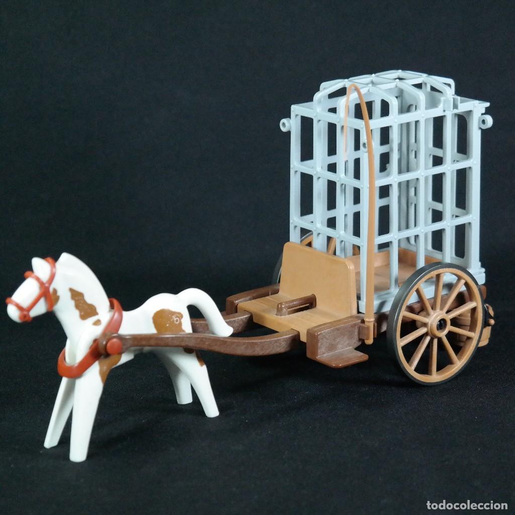 Playmobil: Playmobil carro medieval con jaula ☼