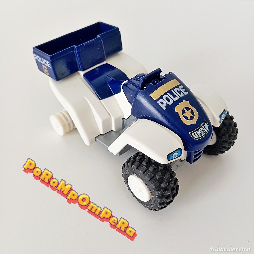 Playmobil: PLAYMOBIL QUAD POLIC&Iacute;A PLAYA 3655 6504 VEH&Iacute;CULO CG6