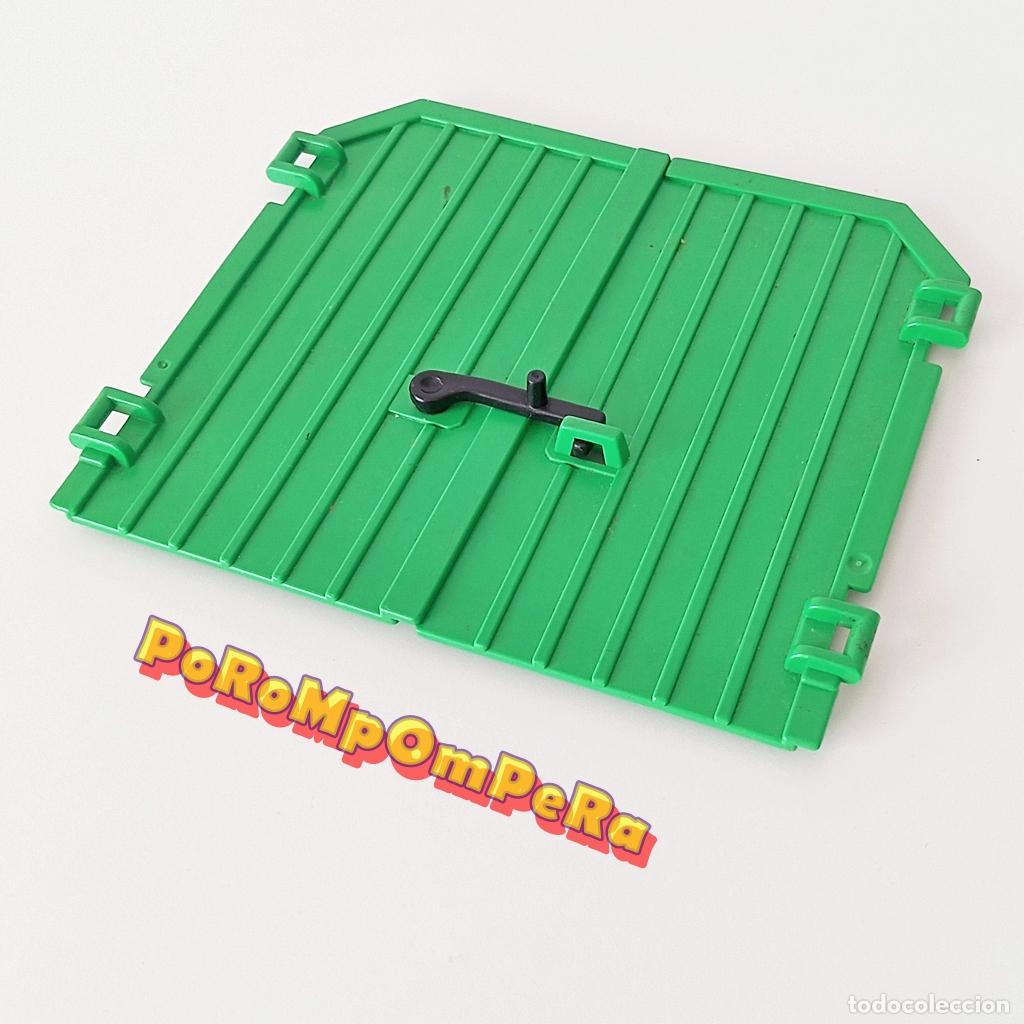Playmobil: PLAYMOBIL PUERTAS VERDES ENTRADA GRANJA SYSTEM X 4490 SIMILAR 3072 ZOO CG6
