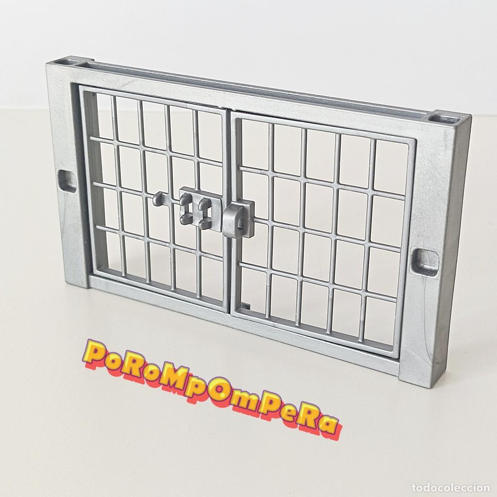Playmobil: PLAYMOBIL PUERTAS CELDA CUIDADO ANIMALES SALVAJES 4826 REJAS SYSTEM X RESERVA OAMBATI STATION CG6
