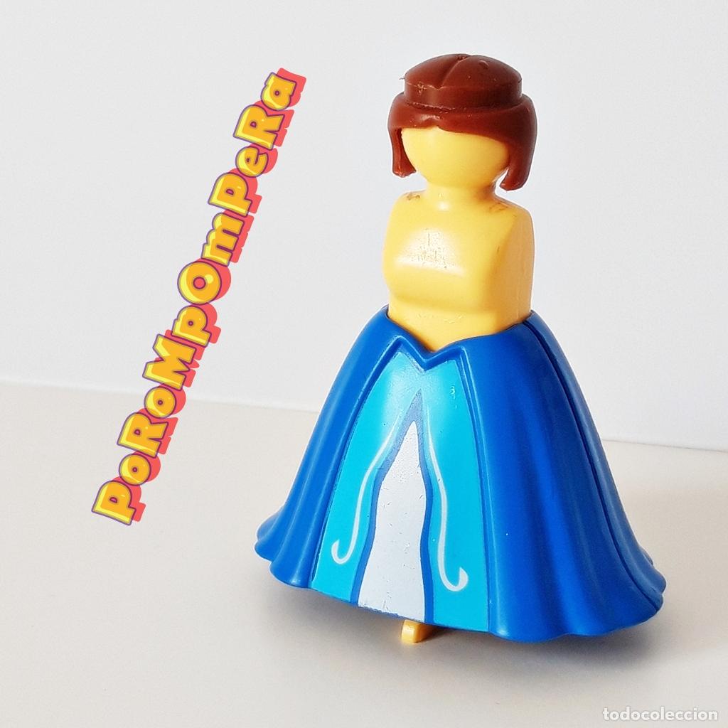 Playmobil: PLAYMOBIL FALDA AZUL MUJER VESTIDO CHICA CUSTOM/COMPLETAR PRINCESA REINA DAMA VICTORIANA FG