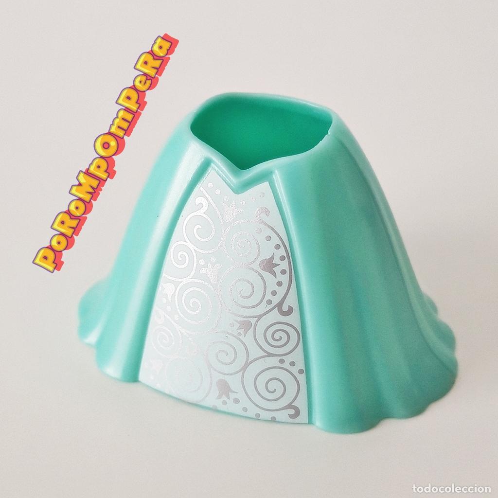Playmobil: PLAYMOBIL FALDA VERDE-TURQUESA? PRINCESA 6843 CHICA MUJER VESTIDO CUSTOM REINA DAMA VICTORIANA ZX