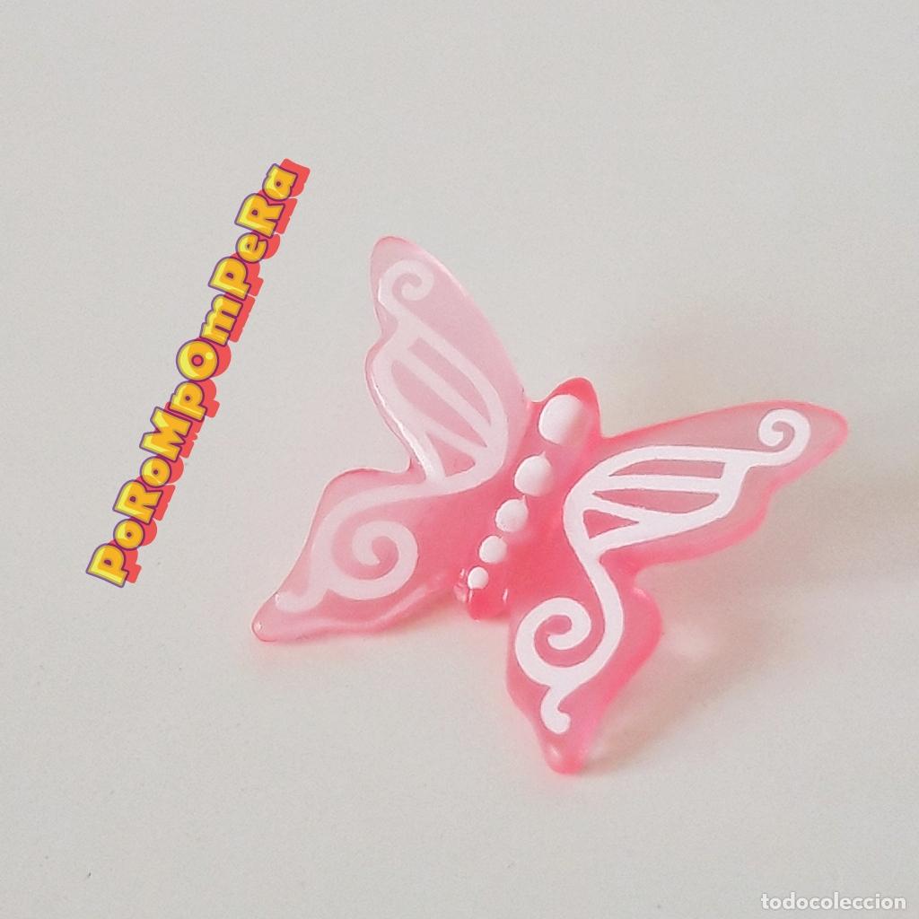 Playmobil: PLAYMOBIL MARIPOSA ROSA TRASL&Uacute;CIDA 5597 70804 DIORAMA VEGETACI&Oacute;N J6