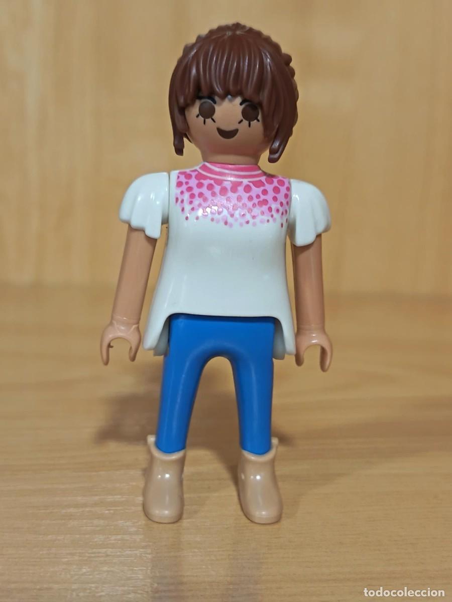 Playmobil: PLAYMOBIL FIGURA CHICA CAMISETA BLANCA - 25/12/15