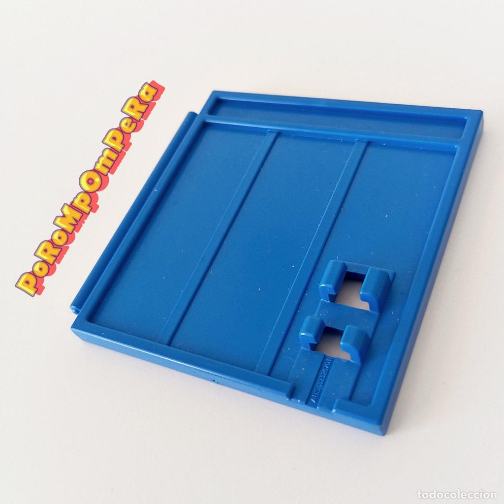 Playmobil: PLAYMOBIL PUERTA AZUL RECINTO PARQUE ZOOL&Oacute;GICO 4009 CONSTRUCCI&Oacute;N 4135 ZOO 6425 R4