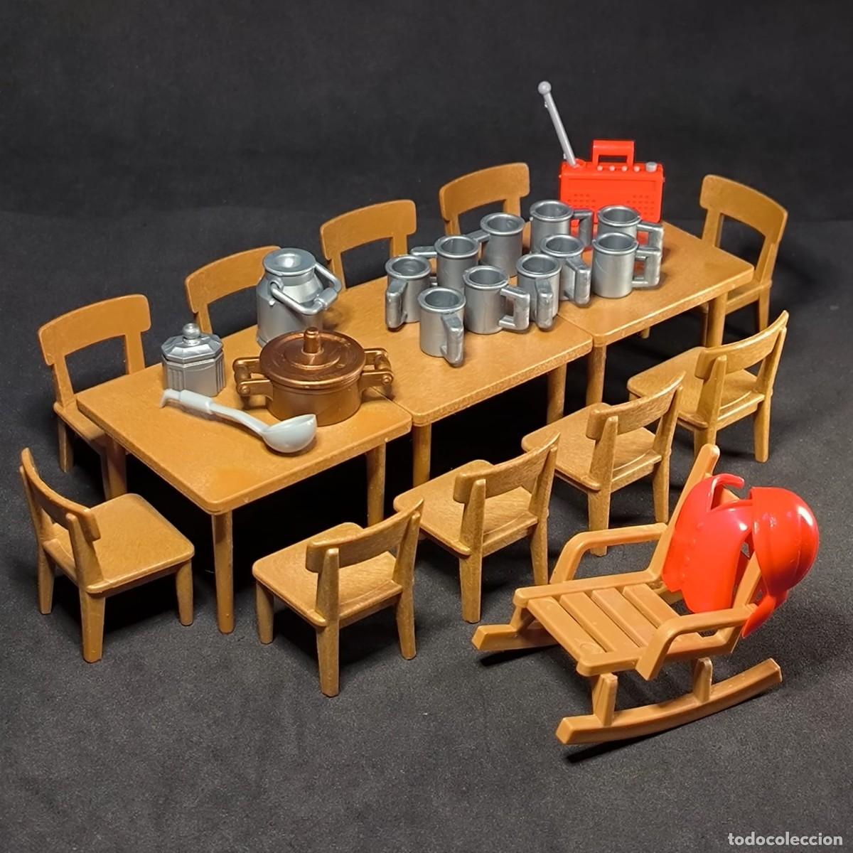 Playmobil: Playmobil mesas con utensilios ☼