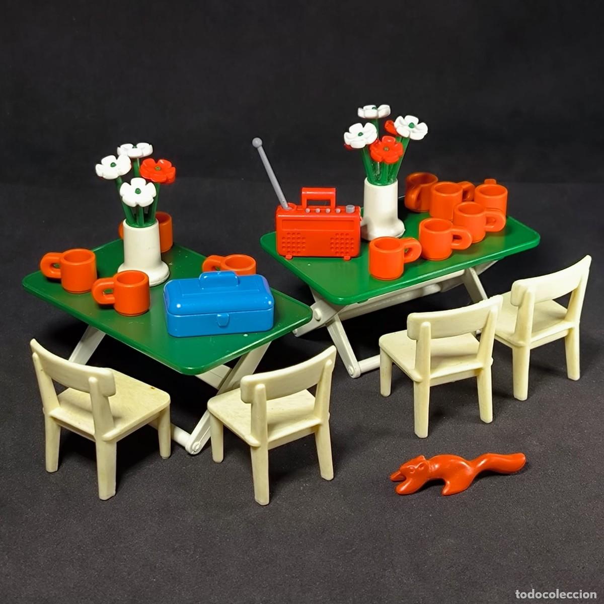 Playmobil: Playmobil mesas con sillas y accesorios ☼