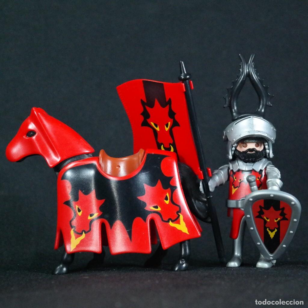 Playmobil: Playmobil caballero dragon con caballo ☼