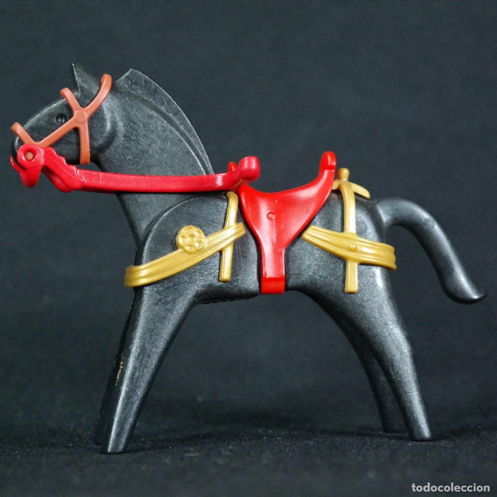 Playmobil: Playmobil caballo medieval negro ☼