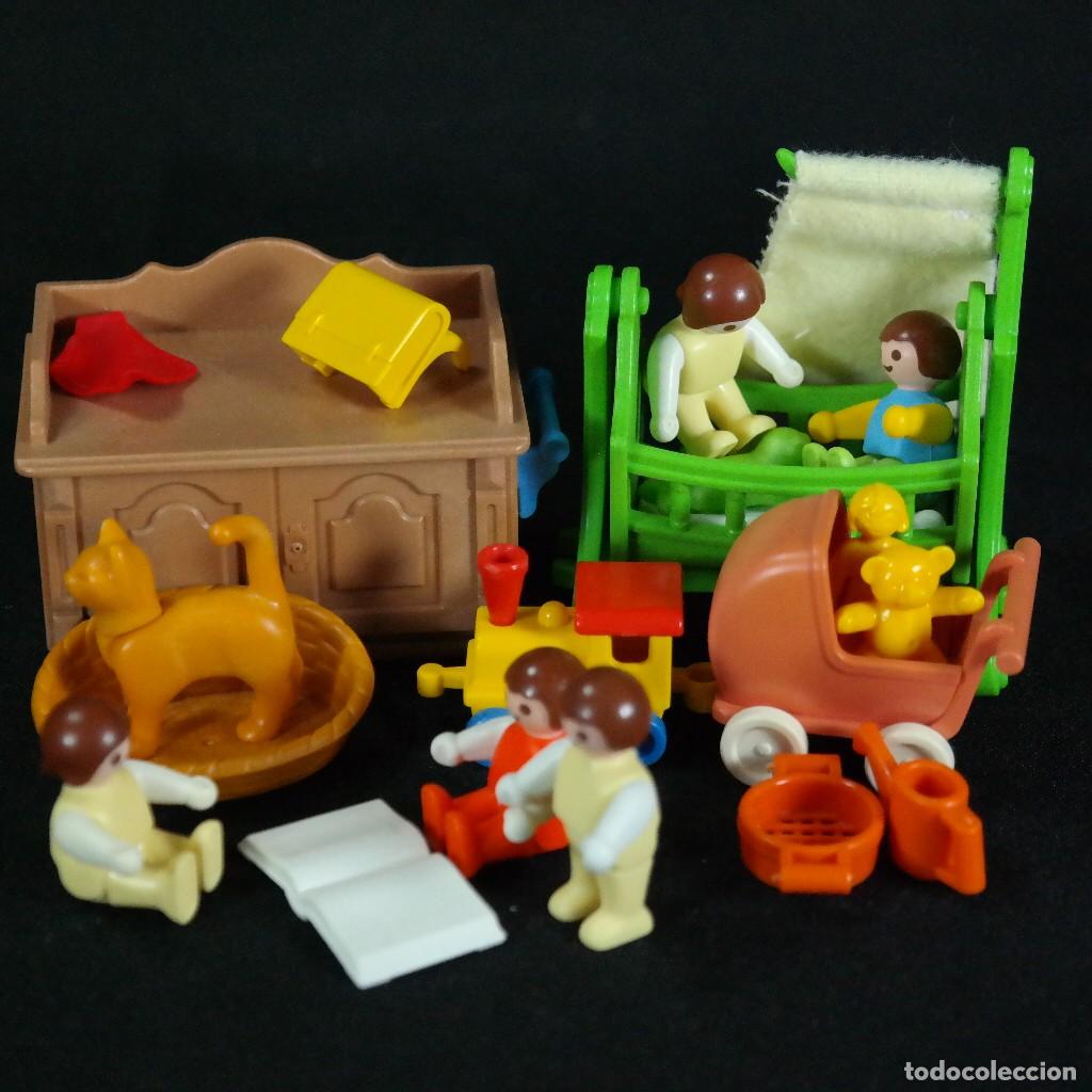 Playmobil: Playmobil bebes con cuna y cambiador ☼