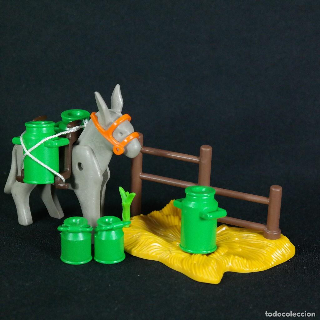 Playmobil: Playmobil burro con bidones ☼