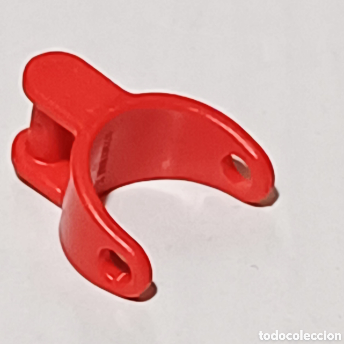 Playmobil: Pieza playmobil N&deg; 30250180 enganche giratorio soporte rojo foco luz