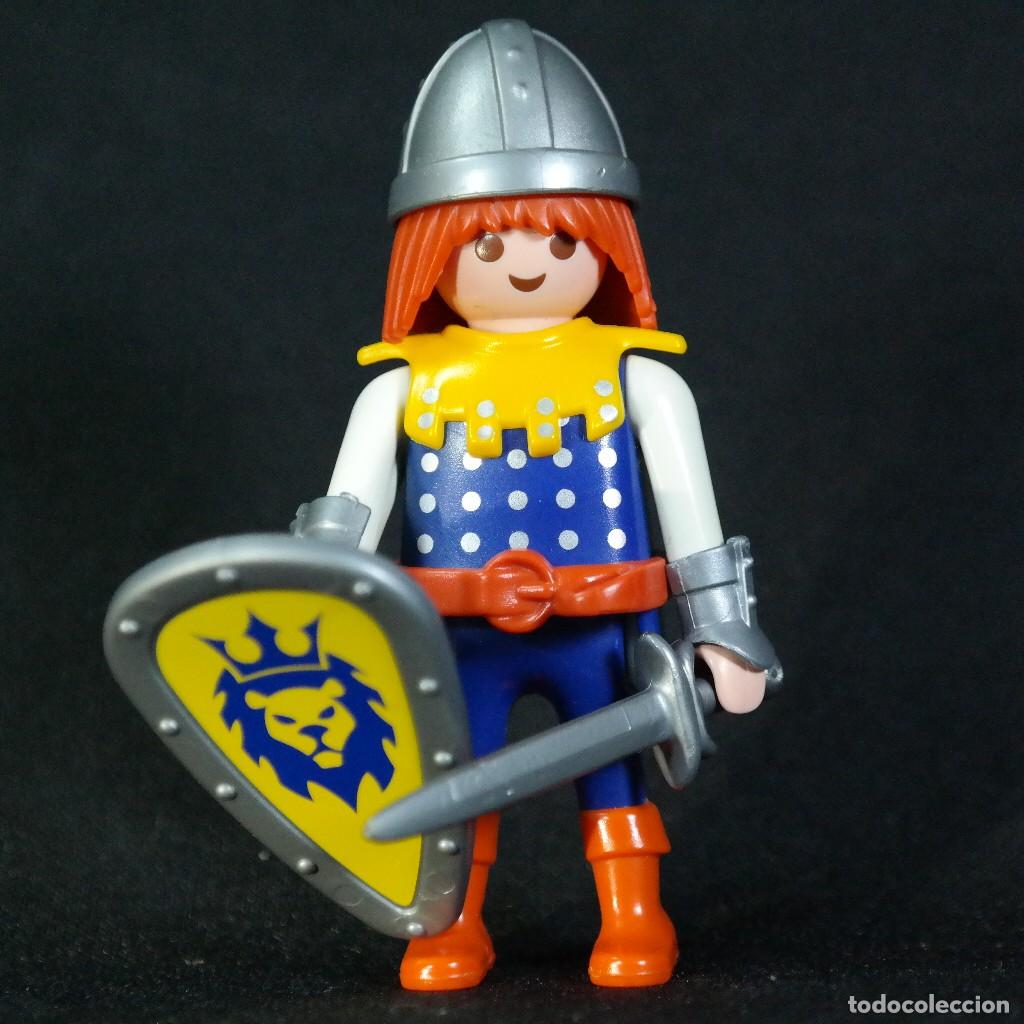 Playmobil: Playmobil caballero medieval con escudo ☼