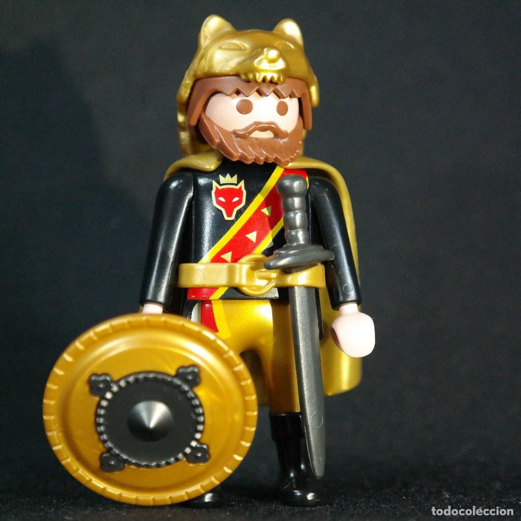 Playmobil: Playmobil caballero lobo dorado ☼