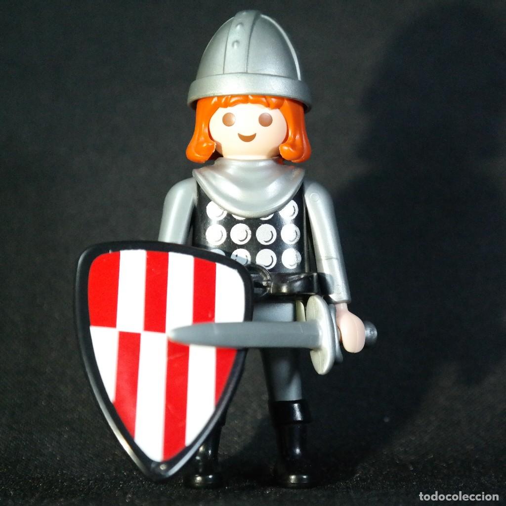 Playmobil: Playmobil caballero medieval con escudo ☼