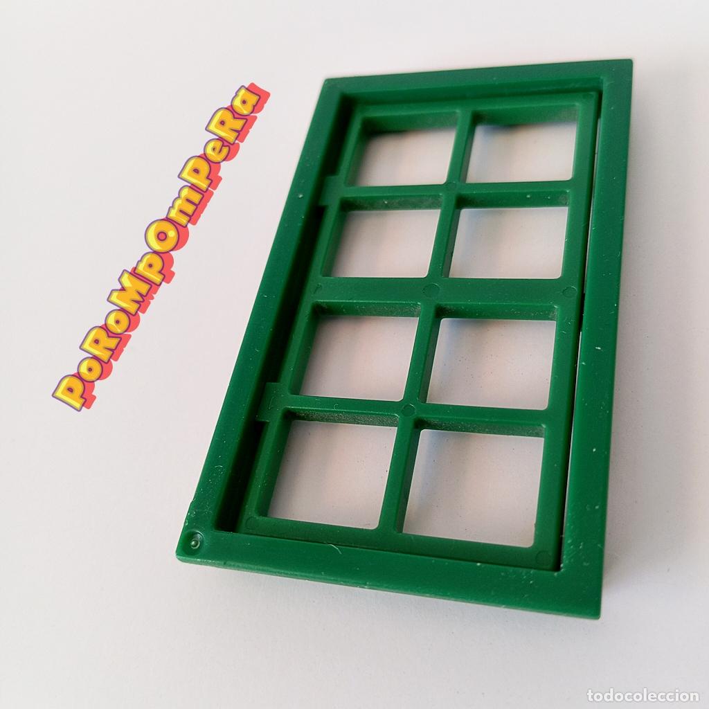 Playmobil: PLAYMOBIL VENTANA VERDE 3419 342X 3430 EDIFICIO OESTE &Eacute;POCA MEDIEVAL SHERIFF'S OFFICE SALOON + b