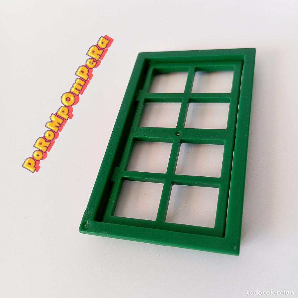 Playmobil: PLAYMOBIL VENTANA VERDE 3419 342X 3430 EDIFICIO OESTE &Eacute;POCA MEDIEVAL SHERIFF'S OFFICE SALOON + C