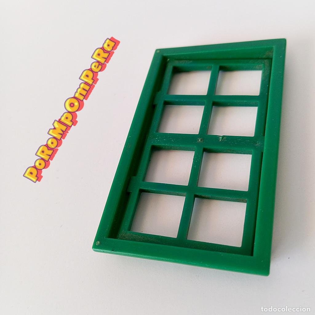 Playmobil: PLAYMOBIL VENTANA VERDE 3419 342X 3430 EDIFICIO OESTE &Eacute;POCA MEDIEVAL SHERIFF'S OFFICE SALOON + D
