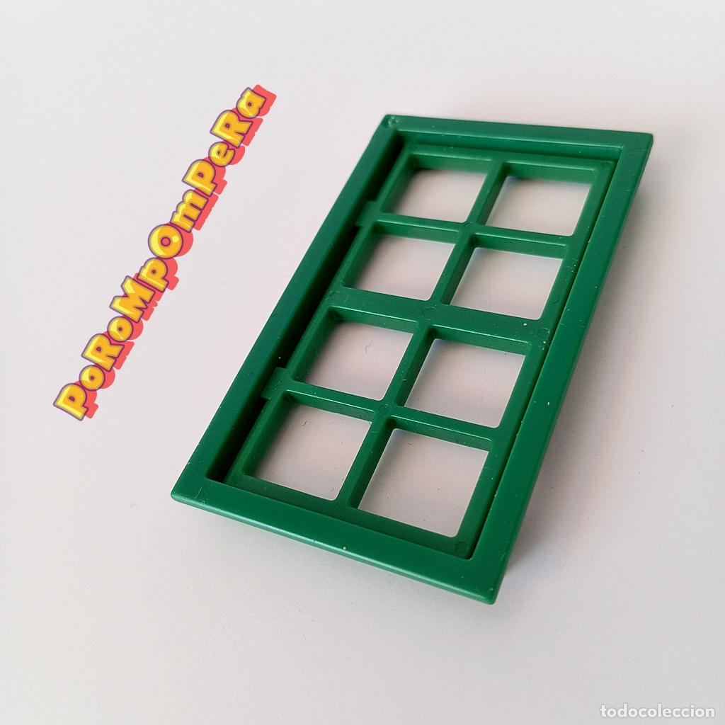 Playmobil: PLAYMOBIL VENTANA VERDE 3419 342X 3430 EDIFICIO OESTE &Eacute;POCA MEDIEVAL SHERIFF'S OFFICE SALOON + F