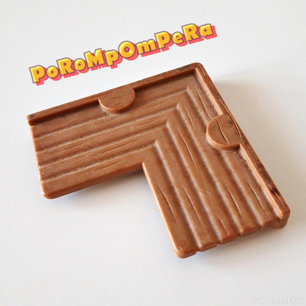 Playmobil: PLAYMOBIL PIEZA ESQUINA MADERA FUERTE 3028 3419 3773 3806 PLATAFORMA LE&Ntilde;OS FORT RANDALL GLORY FRT