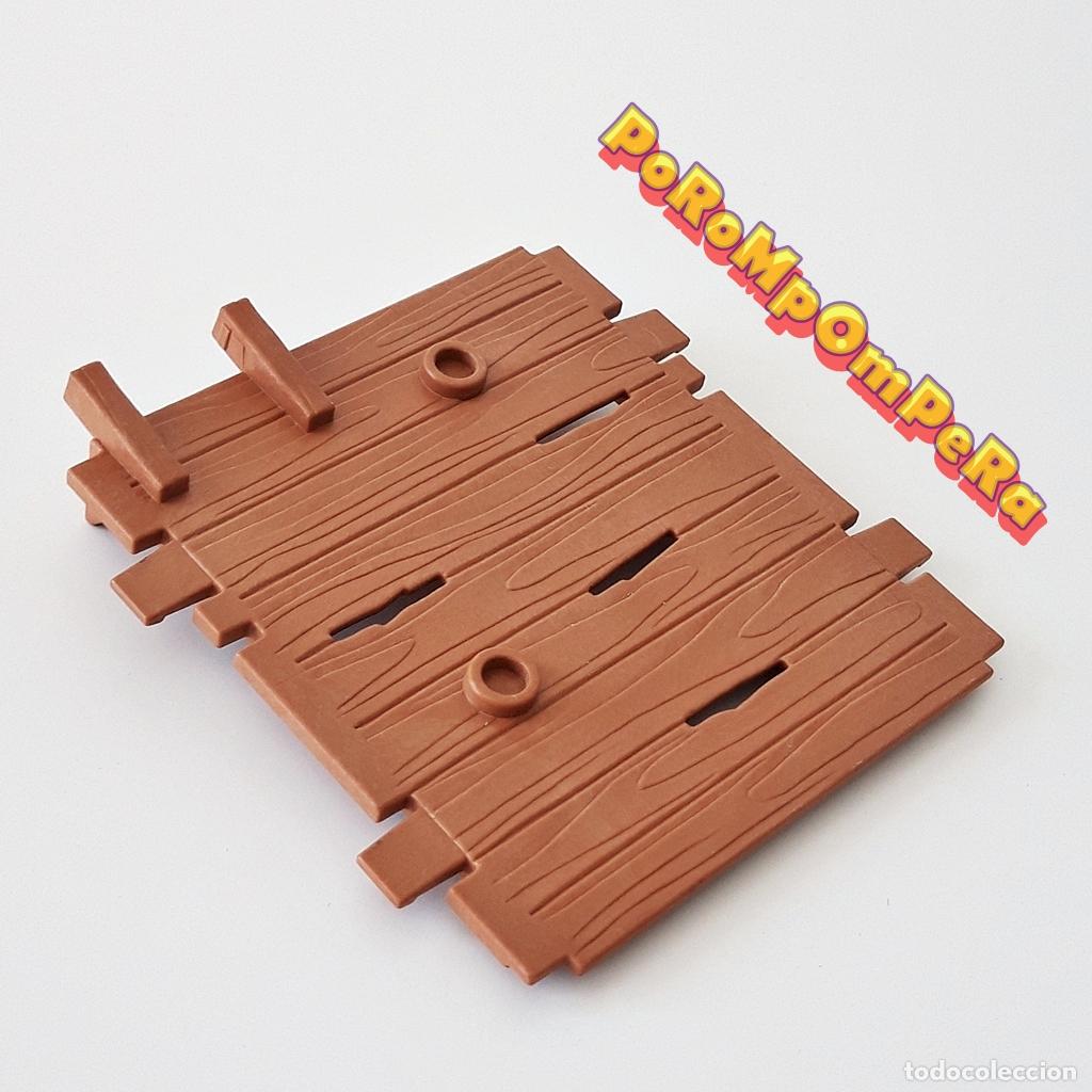 Playmobil: PLAYMOBIL PLATAFORMA TIPO MADERA ARIETE TORRE DE ASALTO MEDIEVAL 3123 3887 FRT