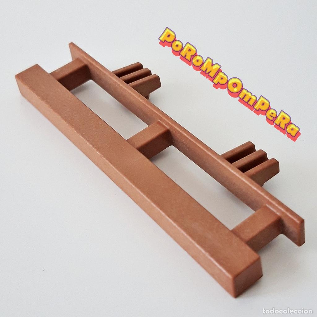 Playmobil: PLAYMOBIL BARANDILLA SYSTEM X MARR&Oacute;N CLARO 5221 6254 GRANJA PONY ESTABLO RANCHO FRT