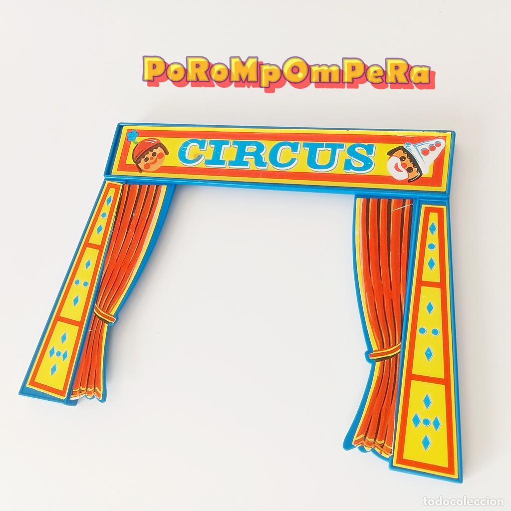 Playmobil: PLAYMOBIL CORTINAS ENTRADA CIRCO 1&ordf; &Eacute;POCA 3510 SIMILAR 3553 PUERTA TEL&Oacute;N CORTINA ESCENARIO