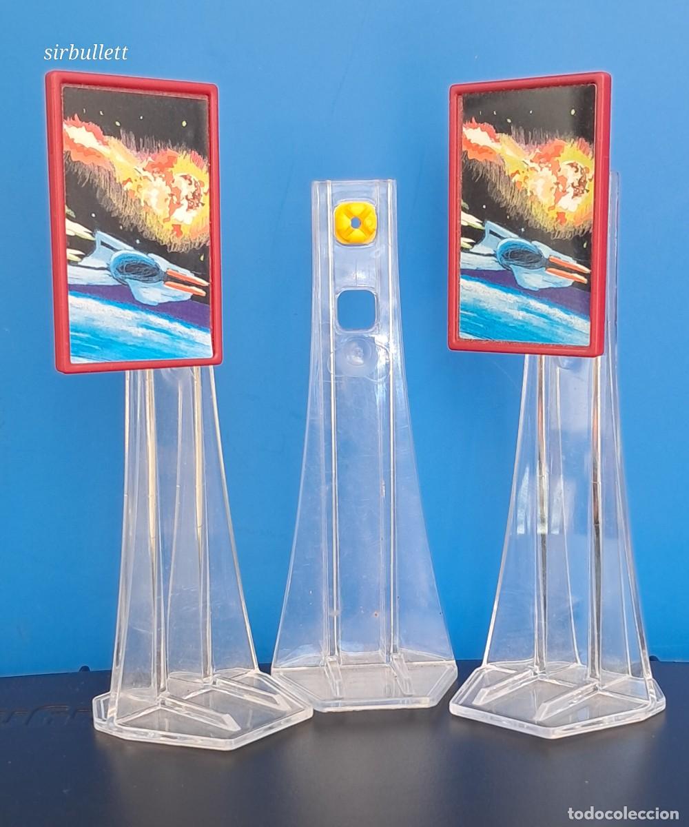 Playmobil: 3 Postes marquesinas carteles. Playmobil. Transparentes