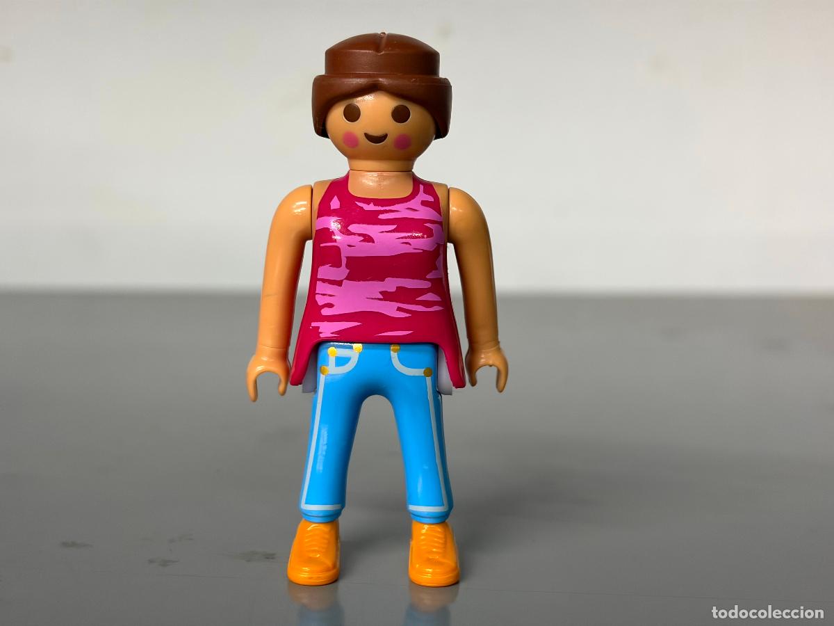 Playmobil: playmobil figura mujer tez morena -oferta